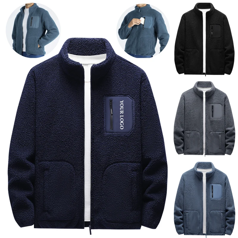 Men's Fleece Jackets Lightweight Full-Zip Fall Jacket 1