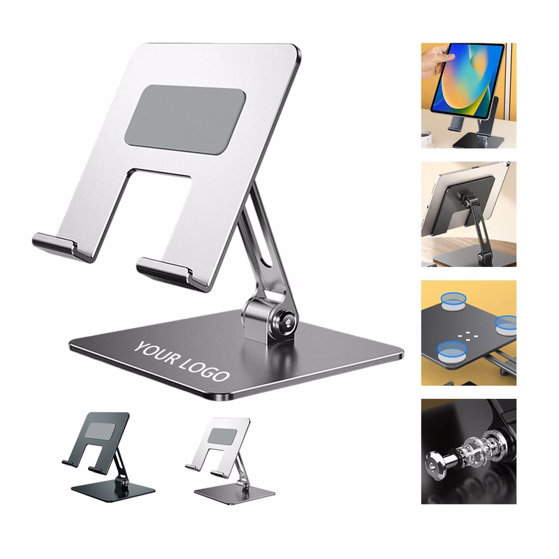 Heavy Duty Carbon Steel Tablet Stand Adjustable Base