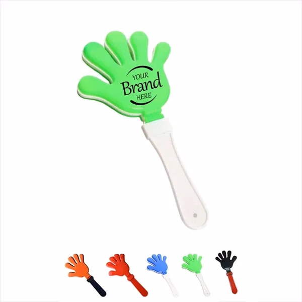 Custom 11 Inch Palm-Shaped Hand Clapper — Trade Show Crowd Engagement Giveaway