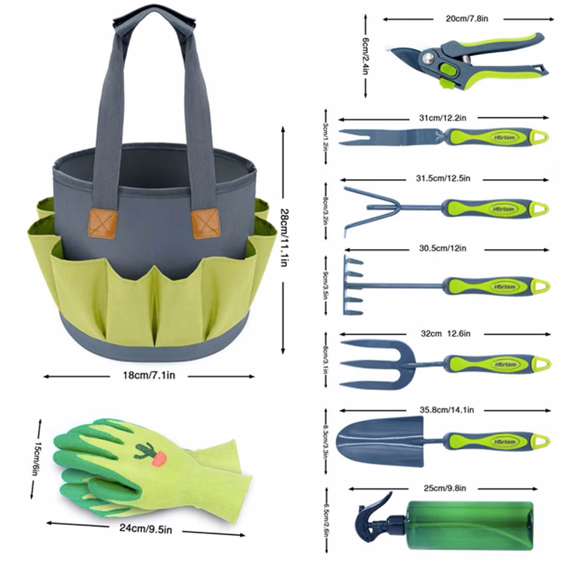 9 Piece Gardening Tools Set