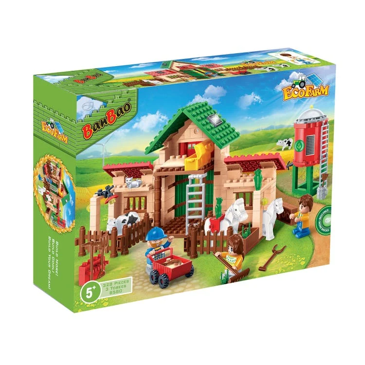 Life on the Farm Interlocking Block Sets - 328 Pieces 1