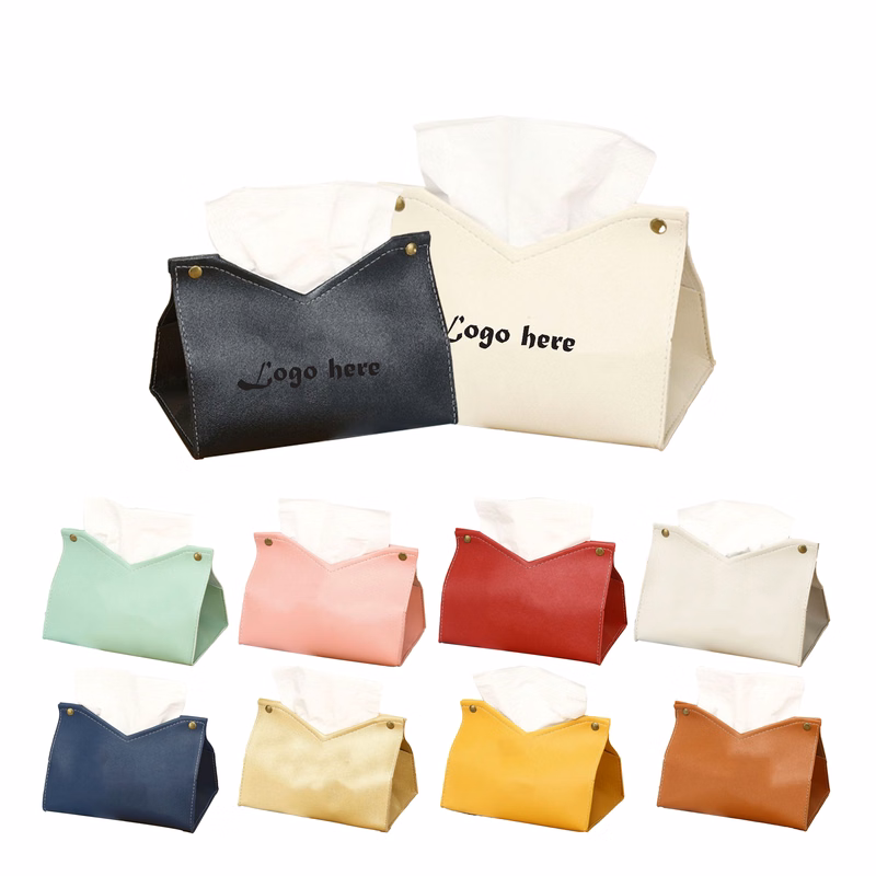 Home Simple Leather Paper Towel Box