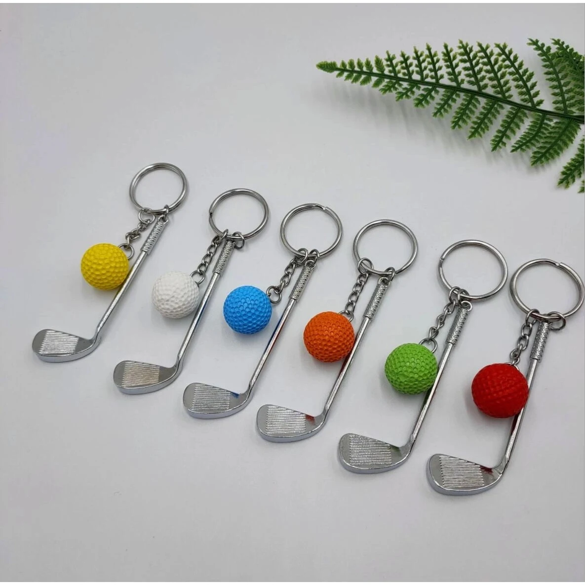 Golf Clubs Keychain 1