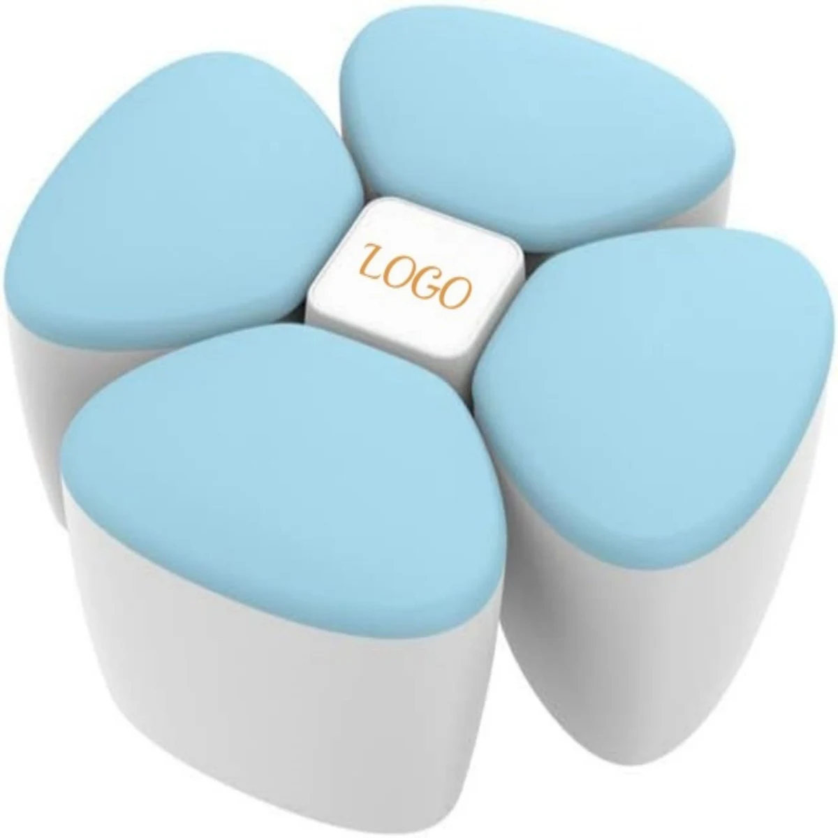 Snack Container With 4 Compartment Dispenser 1