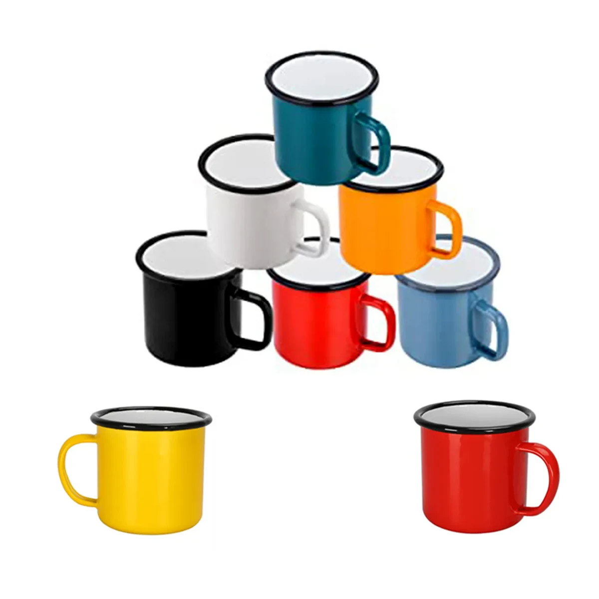 Enamel Coffee Camping Mug 1