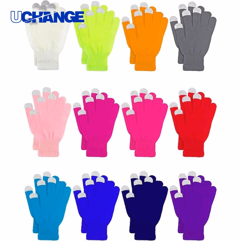 Stretch Knit Touchscreen Mittens