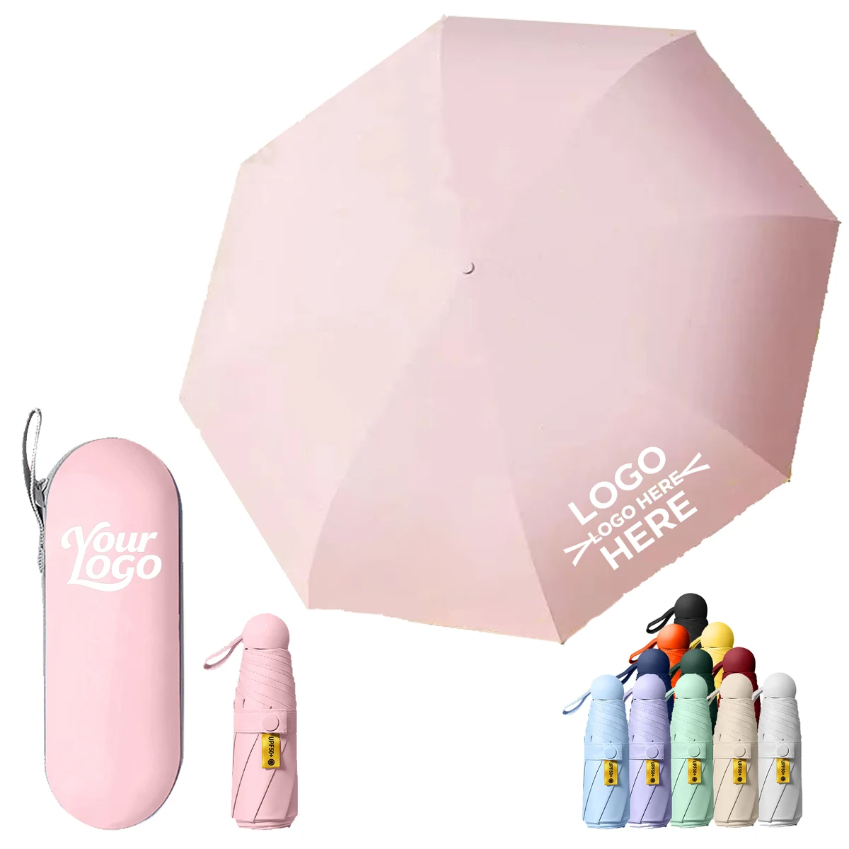 Custom Made Dual Purpose Umbrella Sun Protection 1