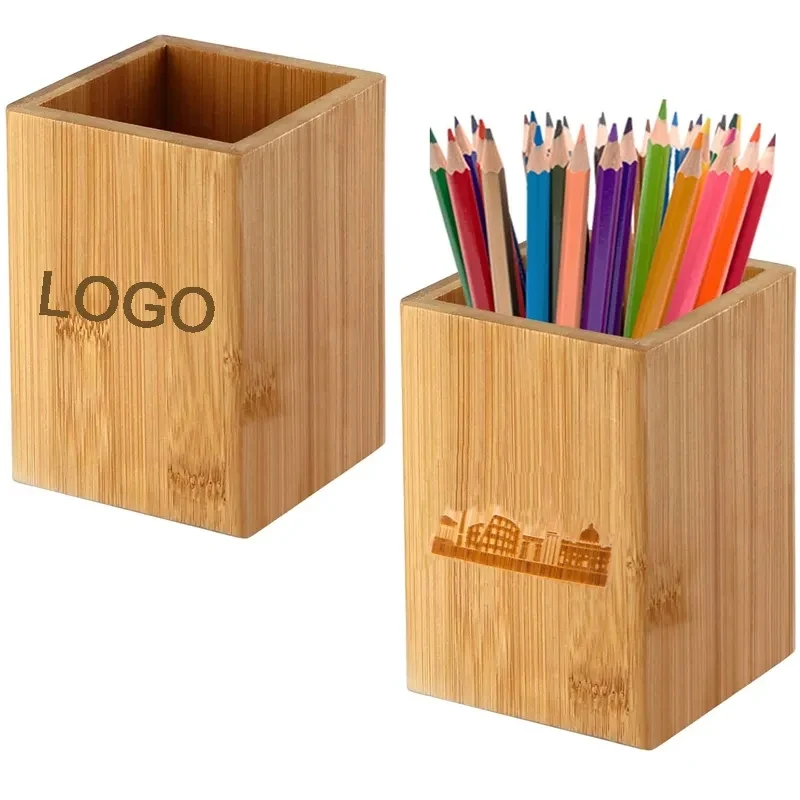 Bamboo Wooden Pencil/Pen Holder 1