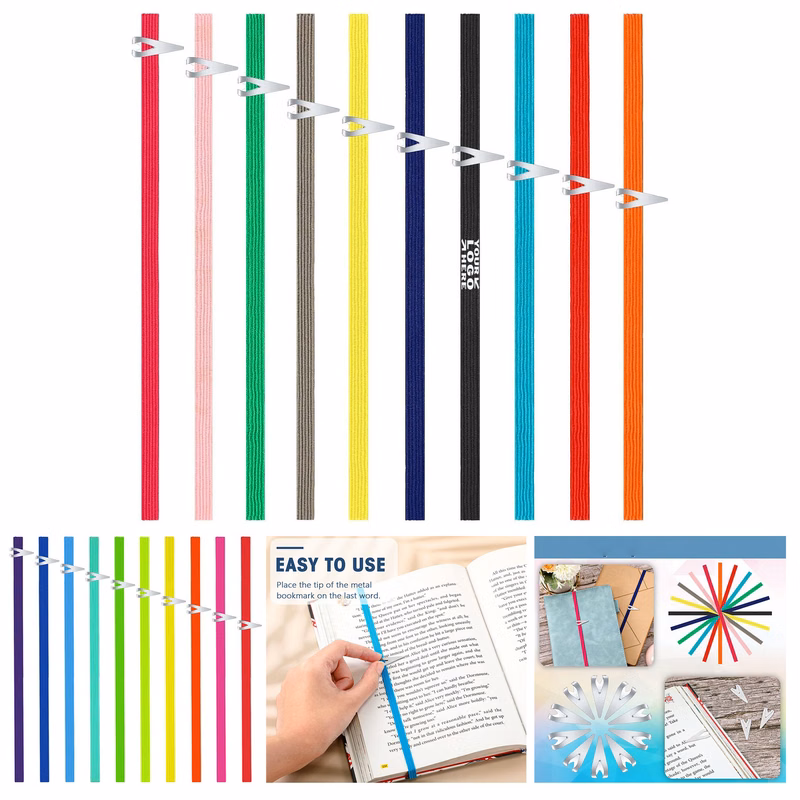 Stainless Steel Elastic Bookmark