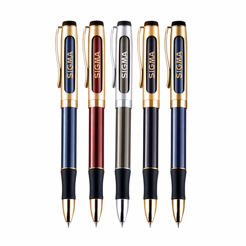 Union Printed - Solid Brass Ballpoint Twist Metal Pen
