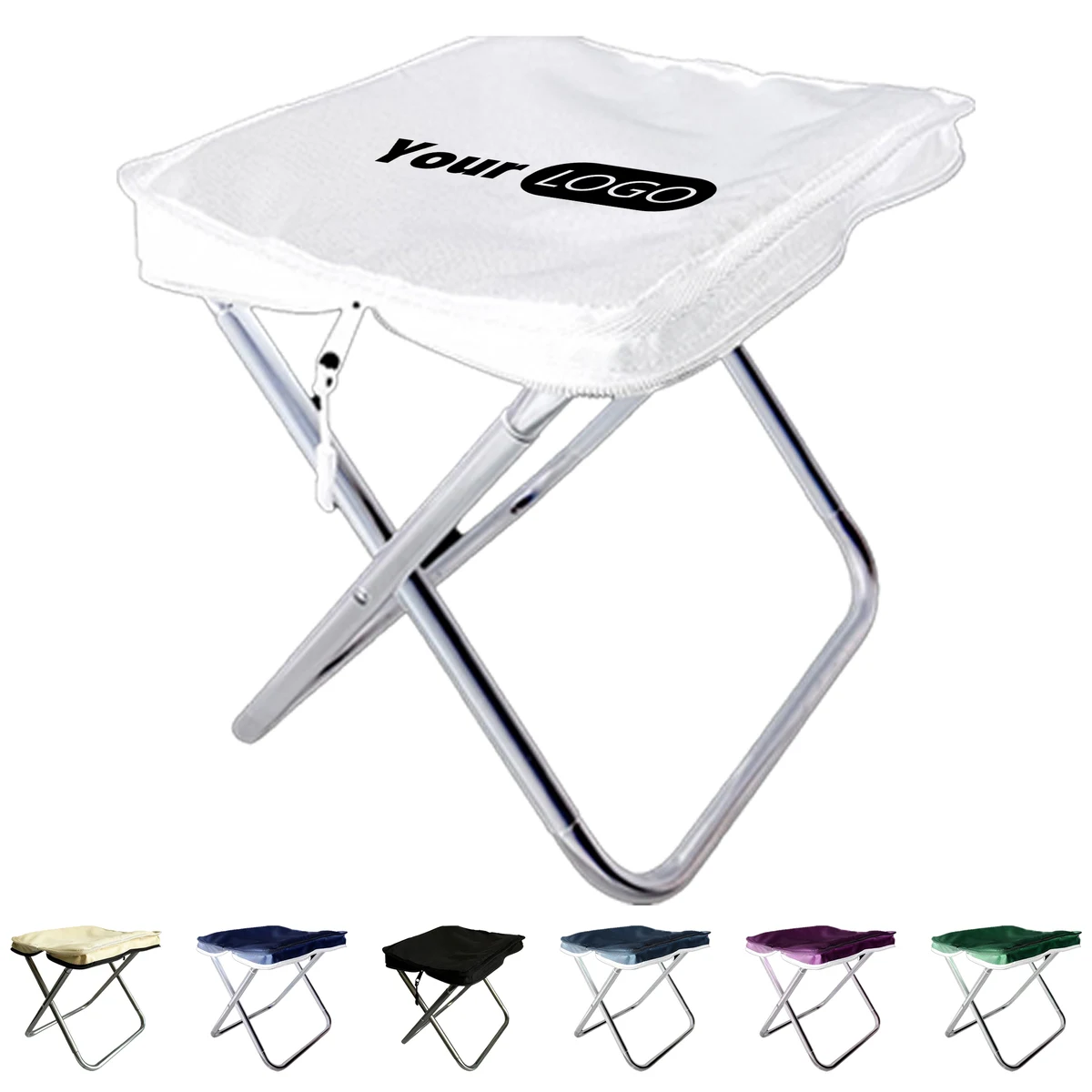 Aluminum Outdoor Handbag Folding Stool 1