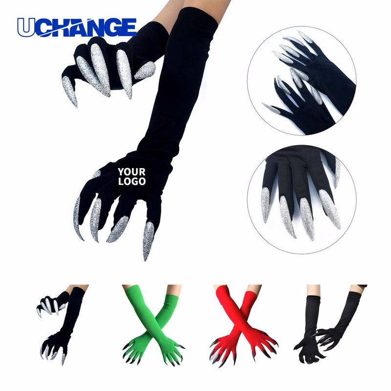 Long Nail Witch Cosplay Gloves Costume Accessory