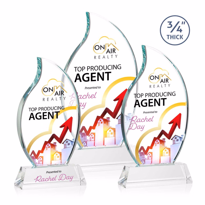 Croydon VividPrint™ Award on Newhaven Base - Clear