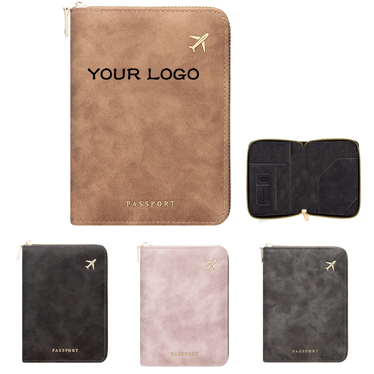 MOQ 20 PCS Custom Logo Passport Bag 1
