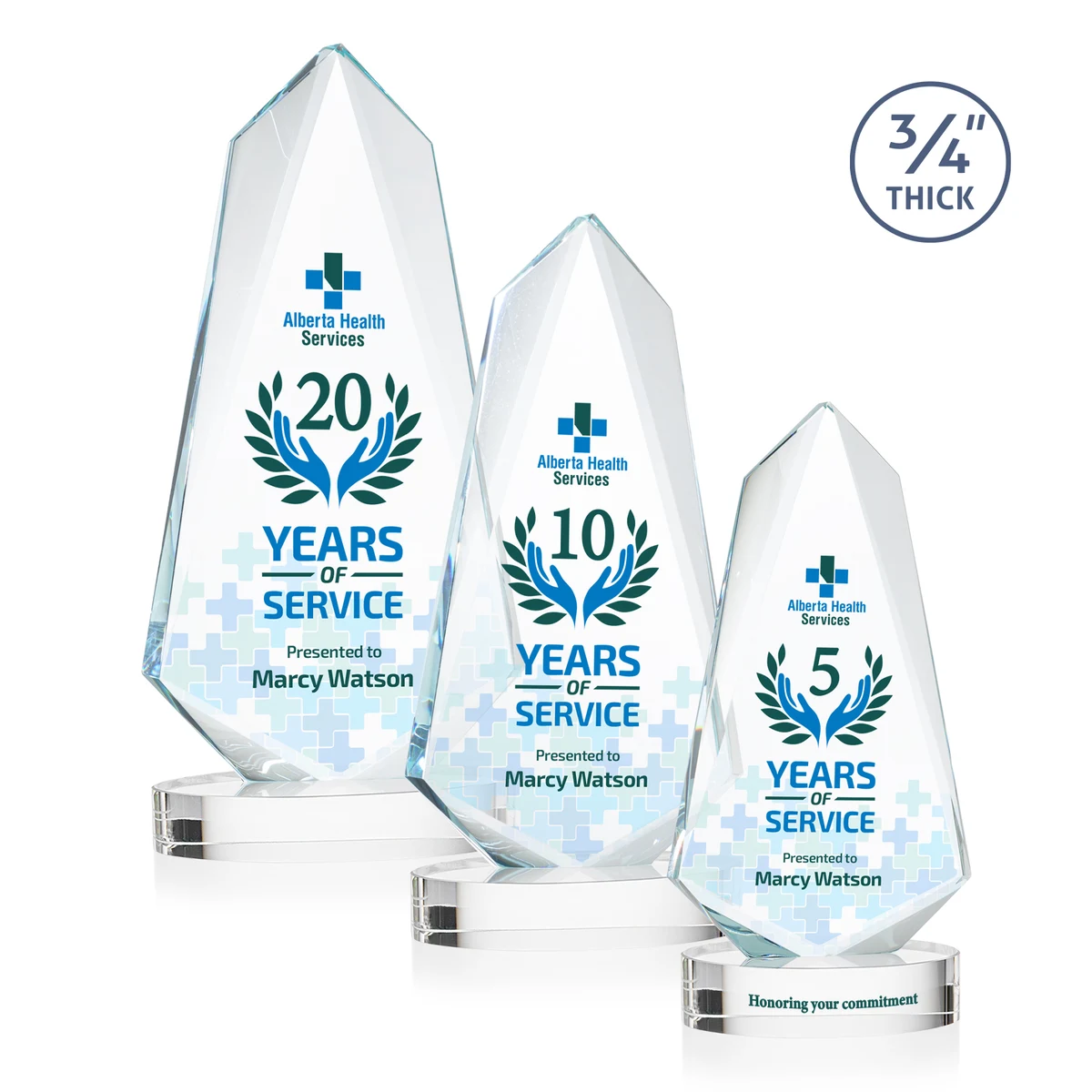 Sheridan VividPrint™ Award on Alberton Base - Clear 1