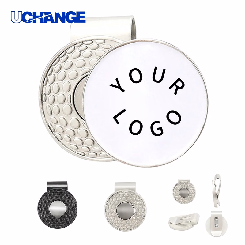 Magnetic Golf Hat Clip Tool with Ball Marker