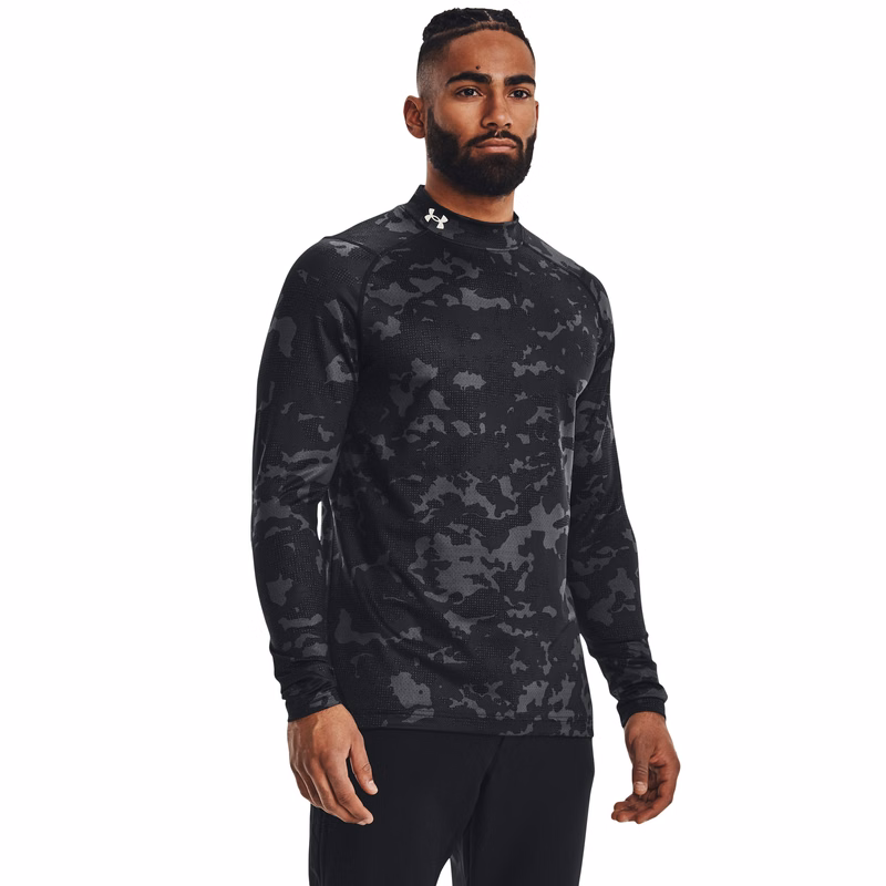 Men's ColdGear Infrared All Over Print Mock Long Sleeve