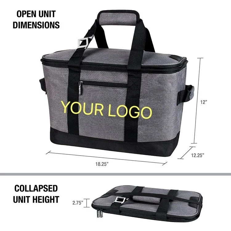 Collapsible Soft Large Camping Portable Travel Cooler Bag 1