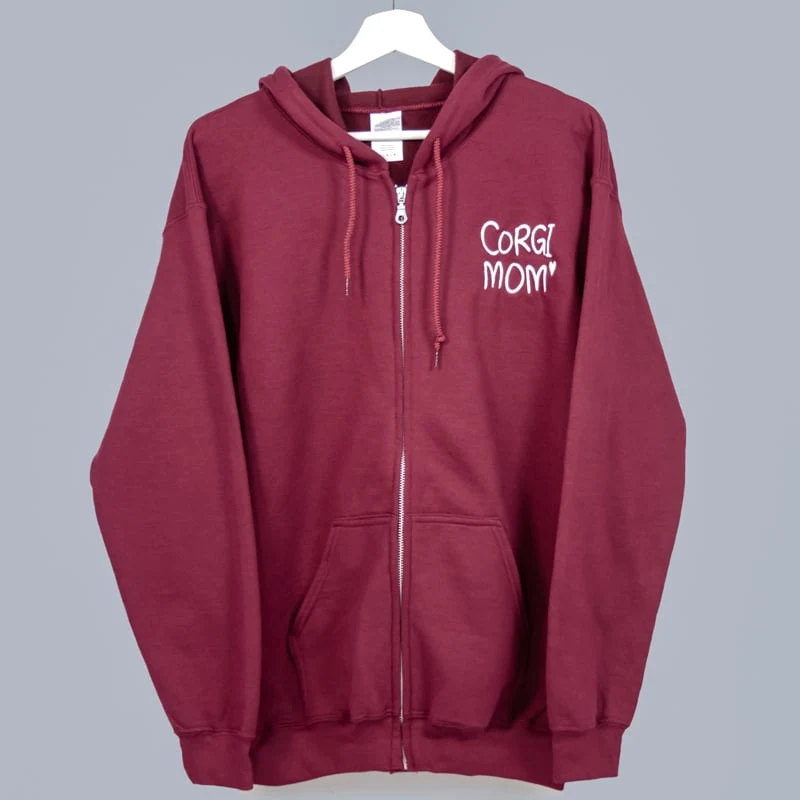 Custom Embroidered Unisex Full Zip Hoodies 1