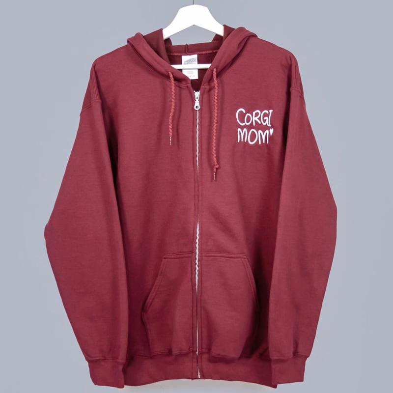 Custom Embroidered Unisex Full Zip Hoodies