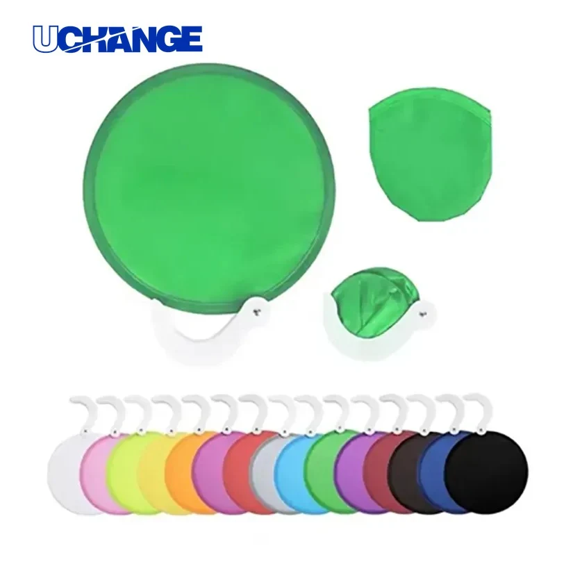 Round Foldable Frisbee Fan for Outdoor Events & Summer Promotions 1