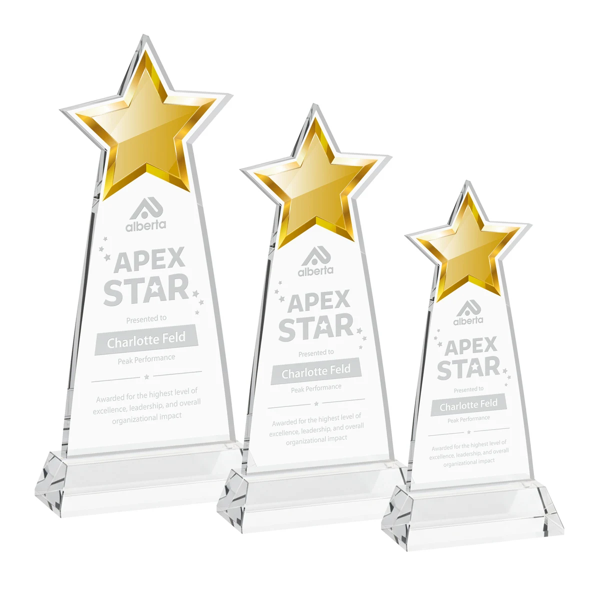 Starlite Award on Hartford Base - Clear 1