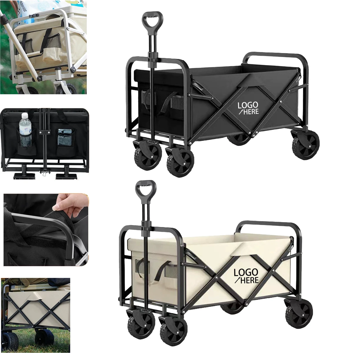 Compact Metal Trailer for Outdoor Use 1