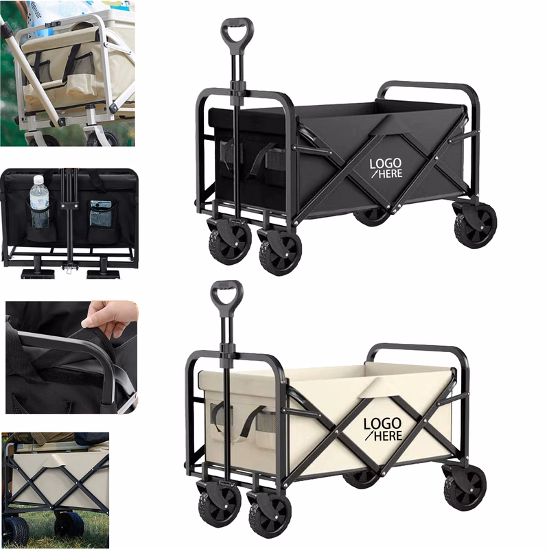 Compact Metal Trailer for Outdoor Use