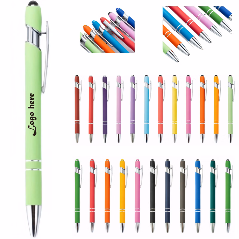 Ergonomic Soft-Touch Rubber Grip Pen