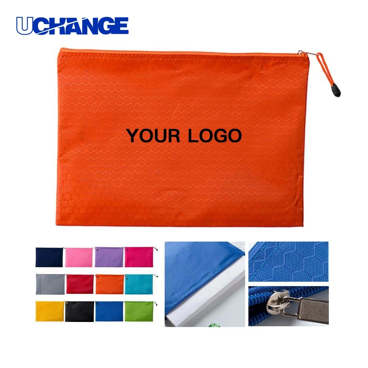 Oxford File Bag with Zipper for School and Business Travel 1