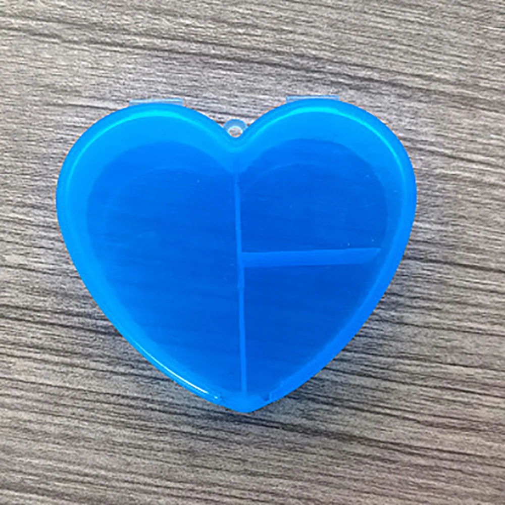 Mini Three Grid Heart-Shaped Medicine Box MOQ3000 1