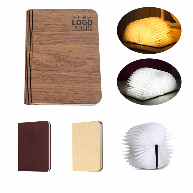 Wood Book Night Light