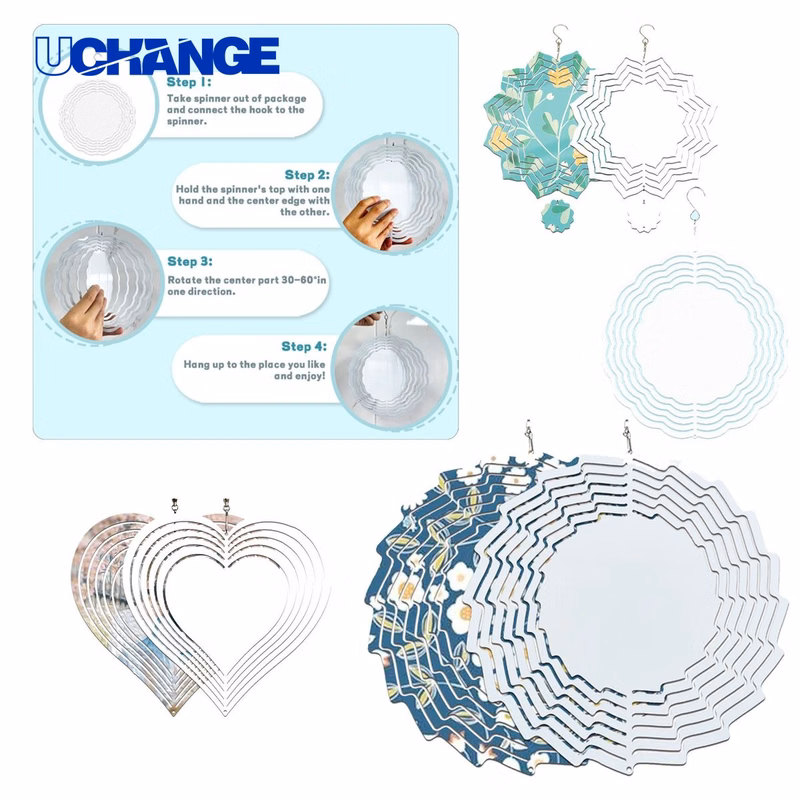 Heat Transfer Wind Chime Pendant Decor