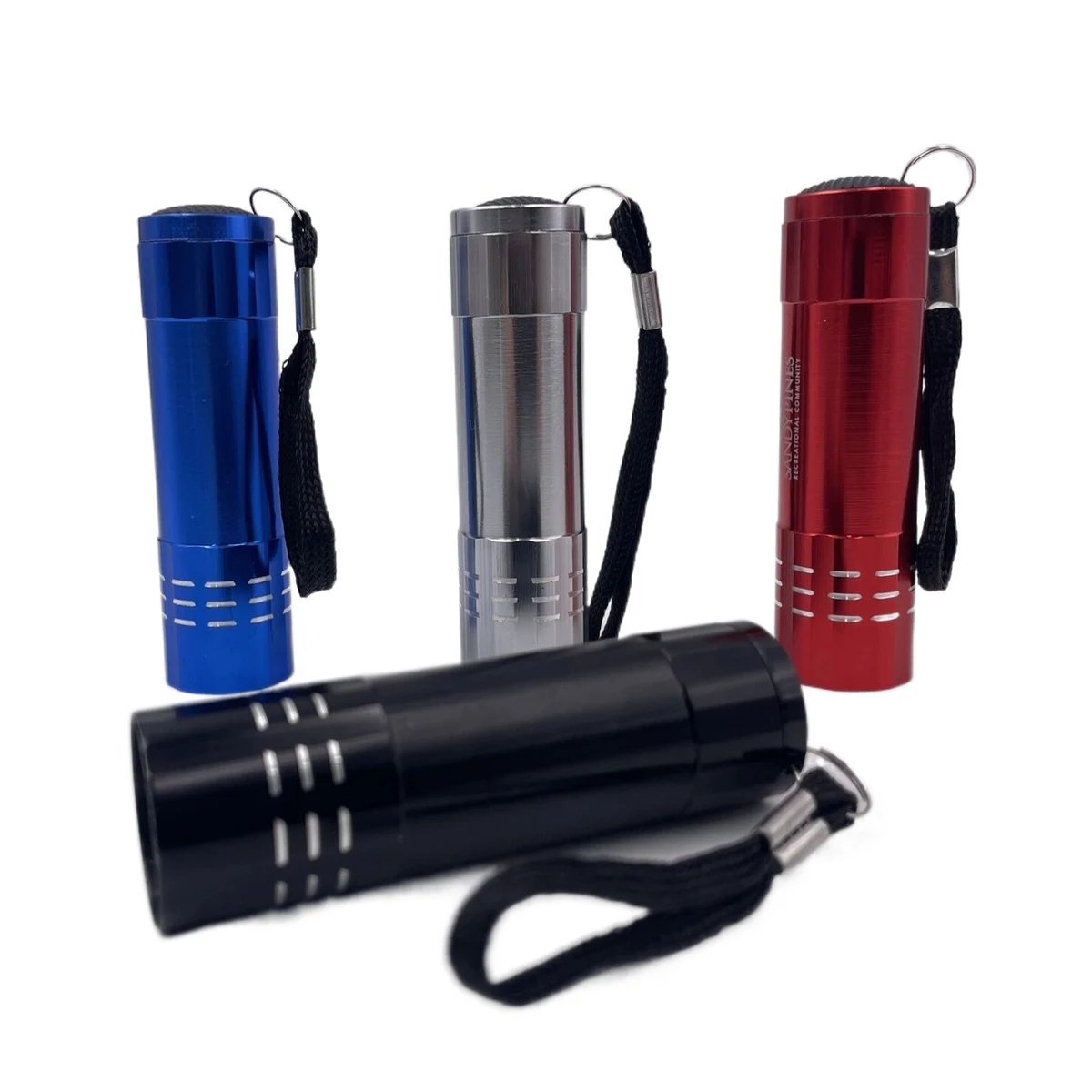 Low MOQ 100PCS 9 LED Mini Aluminum Flashlight 1