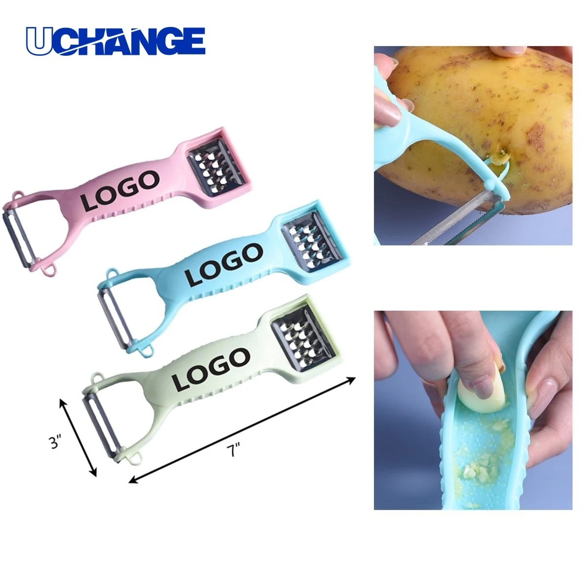Durable Multifunction Fruit Vegetable Peeler Grater Tool 1