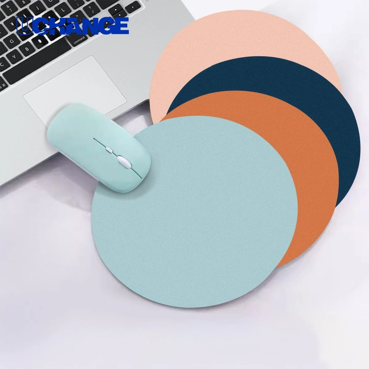 Custom Printed Round Rubber Mouse Pad 1