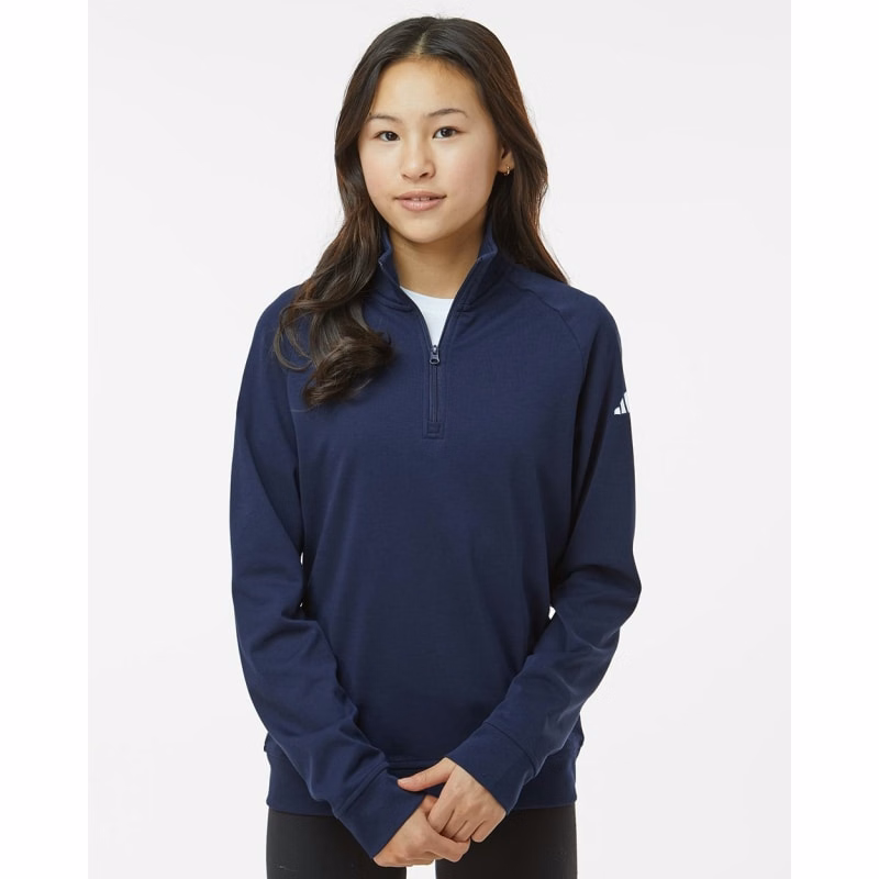 Adidas Youth Performance Quarter-Zip Pullover - A4001