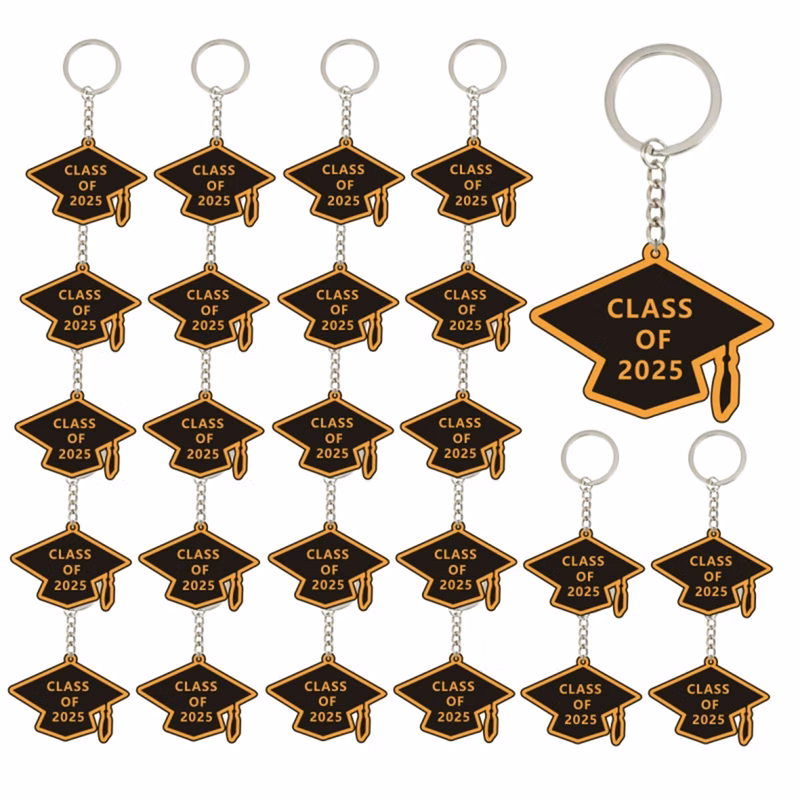 Custom Acrylic Graduation Cap Keychain