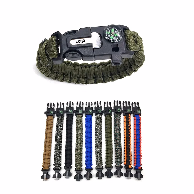 Survival Paracord Bracelet with Fire Starter