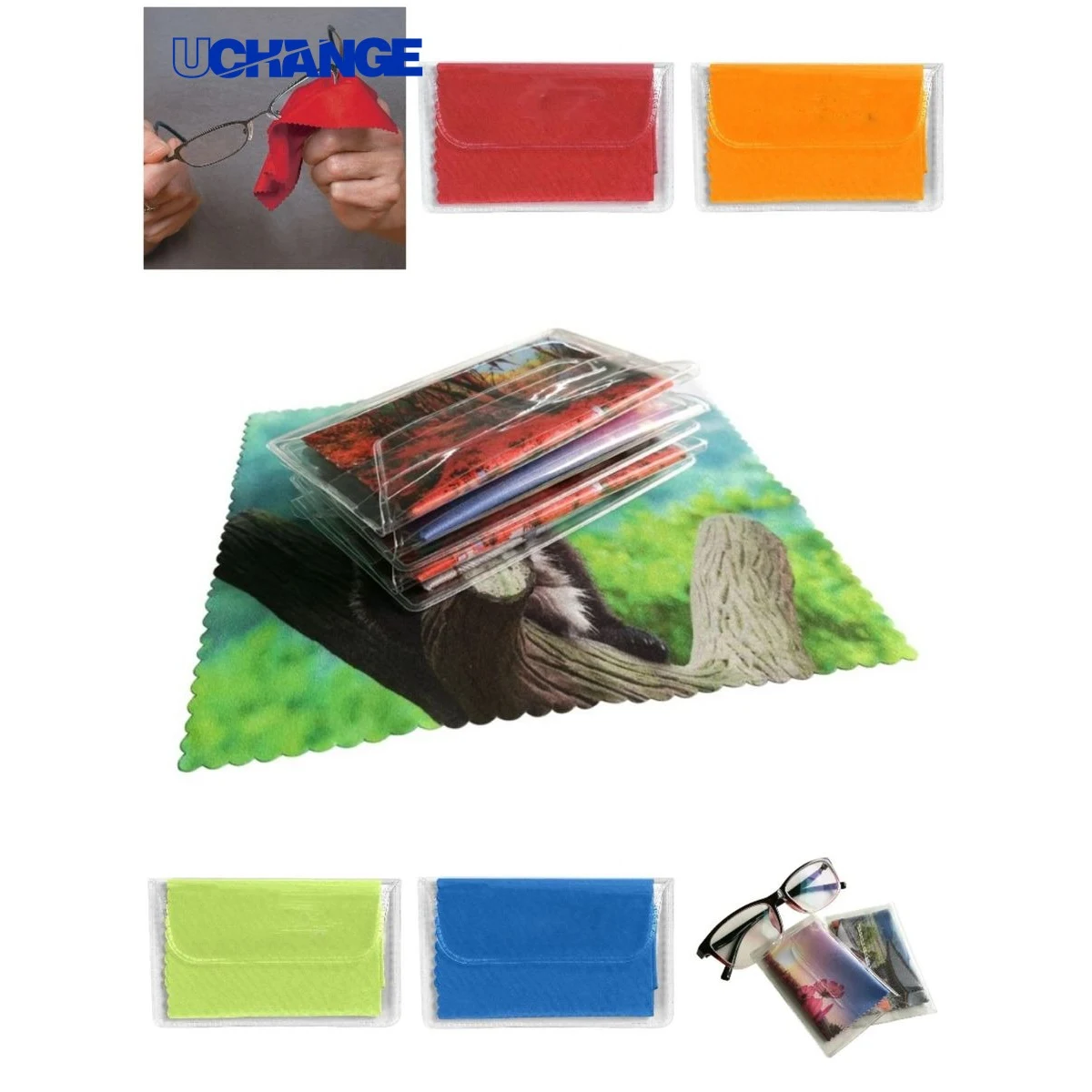 Microfiber Cleaning Cloth in PVC Pouch for Screen Cleaning 1
