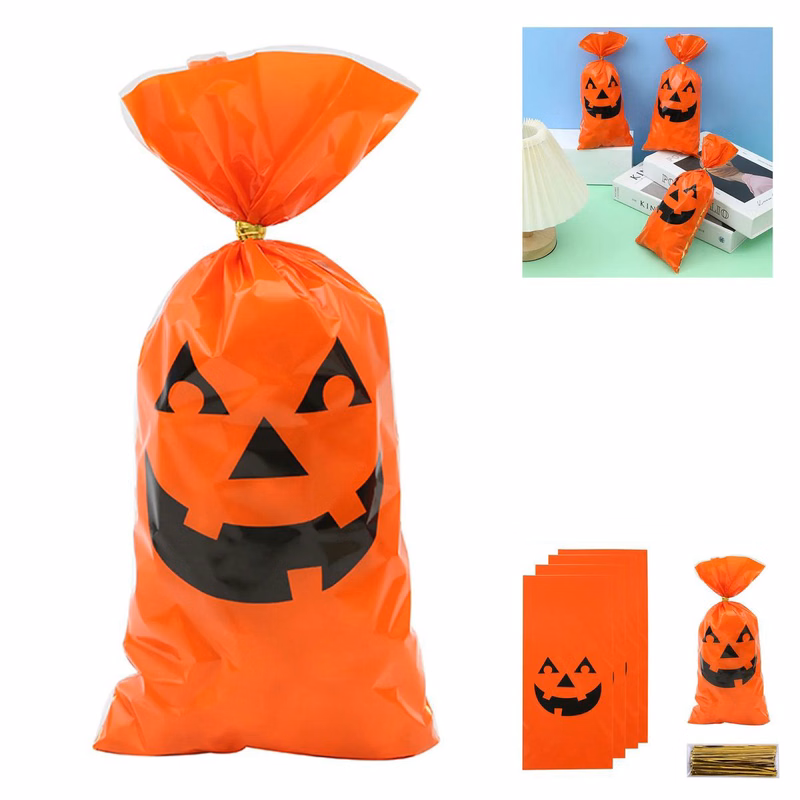Reusable Pumpkin Packaging Bag for Halloween Gifts