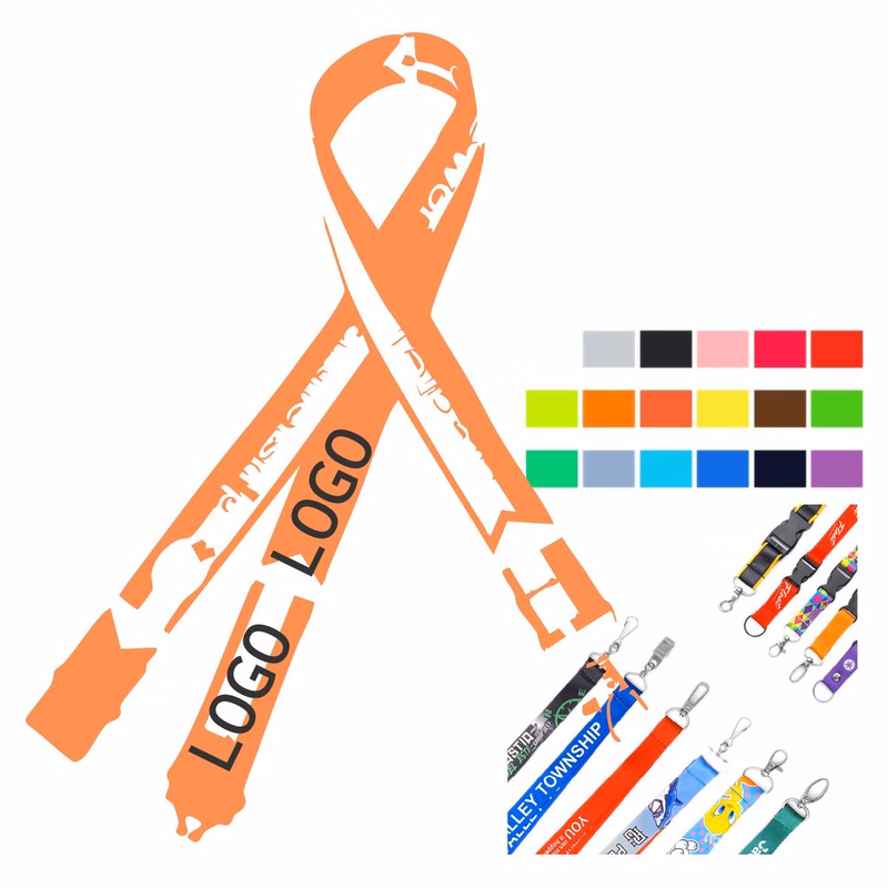 Fade-Resistant Heat Transfer Lanyard