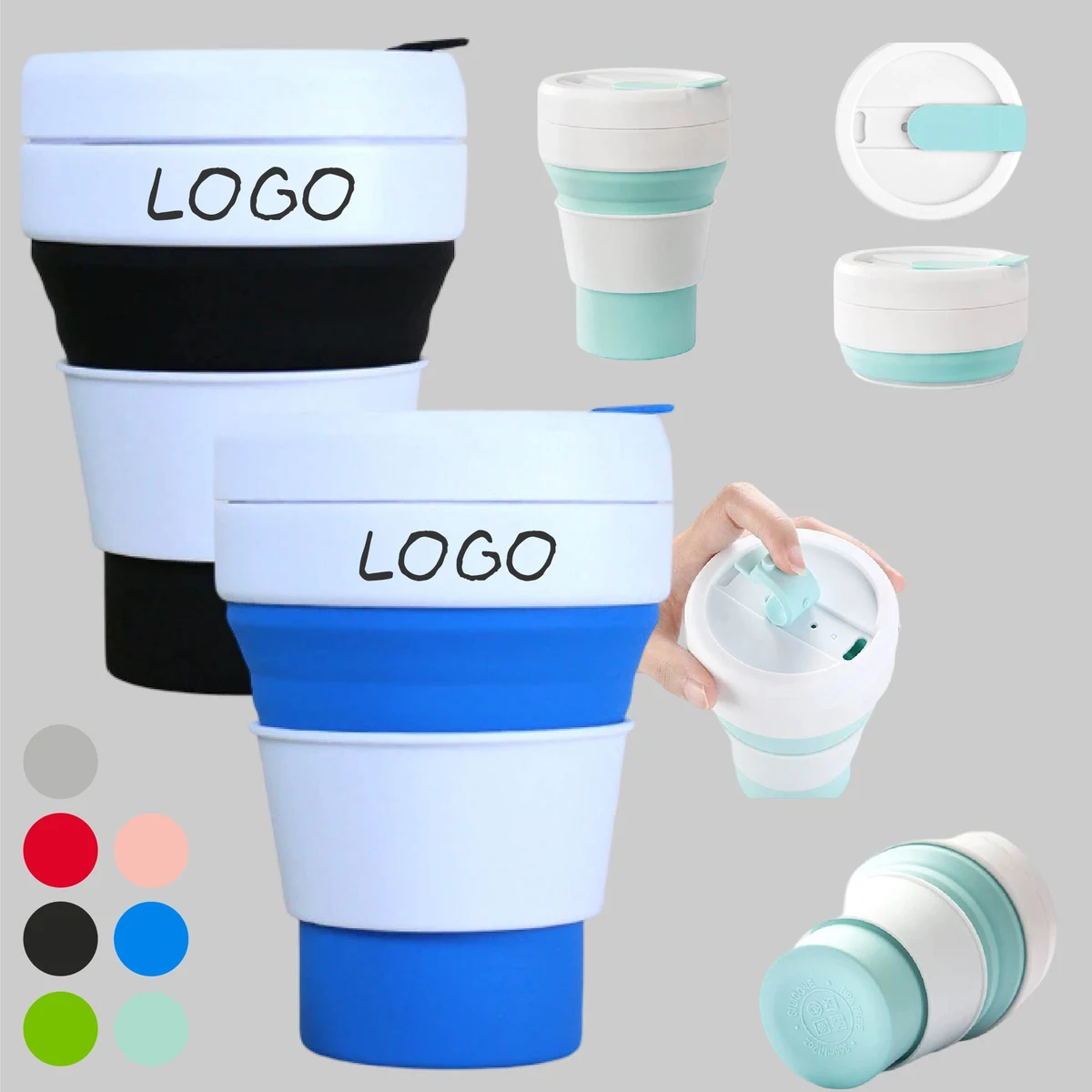 Silicone Folding Travel Cup 1