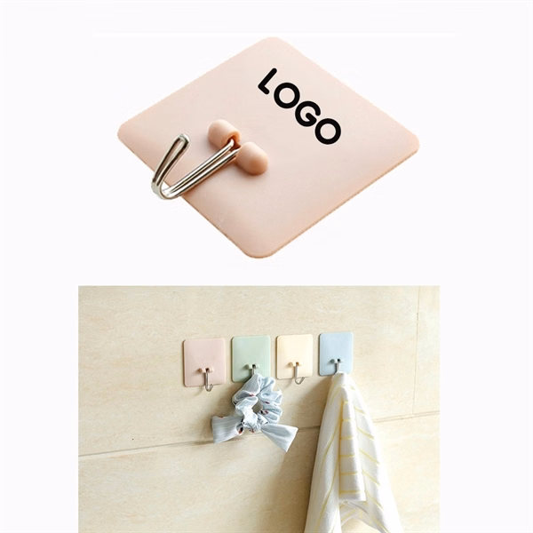 Custom Self Adhesive Stainless Steel Wall Hook 2.375-Inch — Home Organization Giveaway