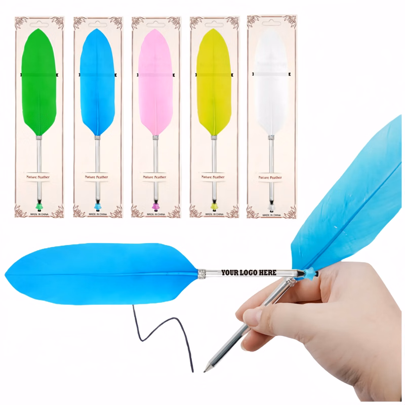 Creative Feather Ballpoint Pen Christmas Gift