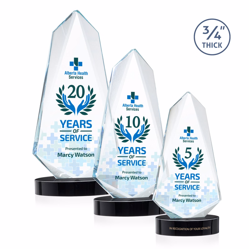 Sheridan VividPrint™ Award on Alberton Base - Black