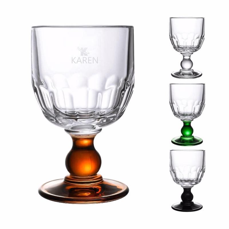 6 Oz Vintage Wine Glasses