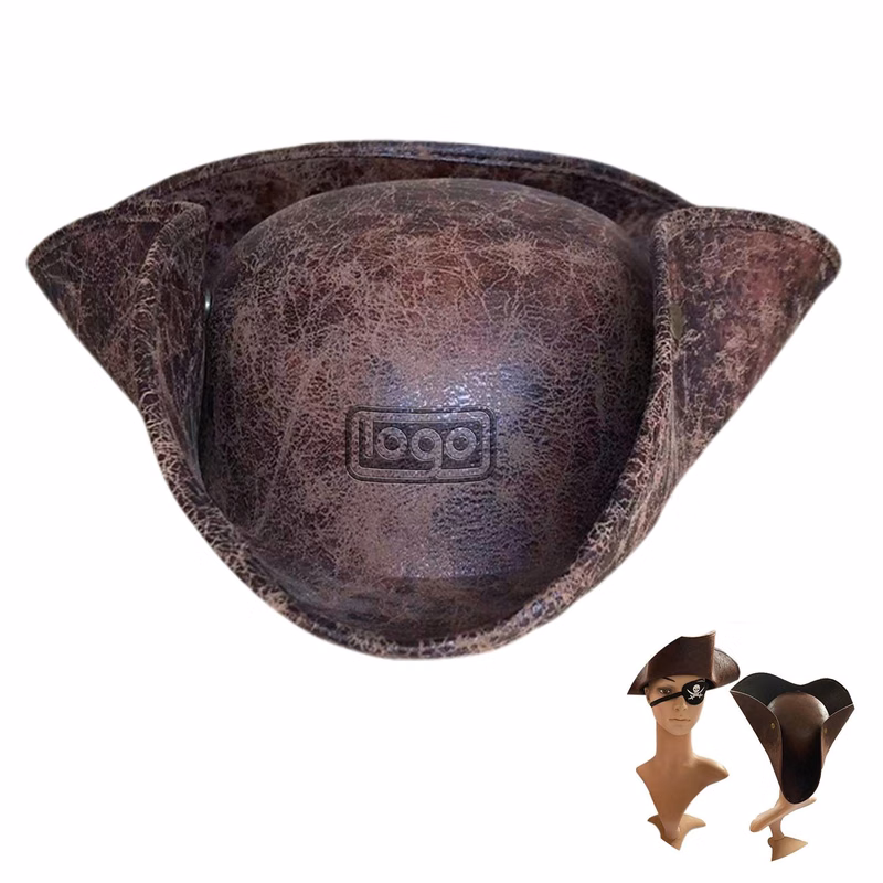 PU Leather Halloween Pirate Hat