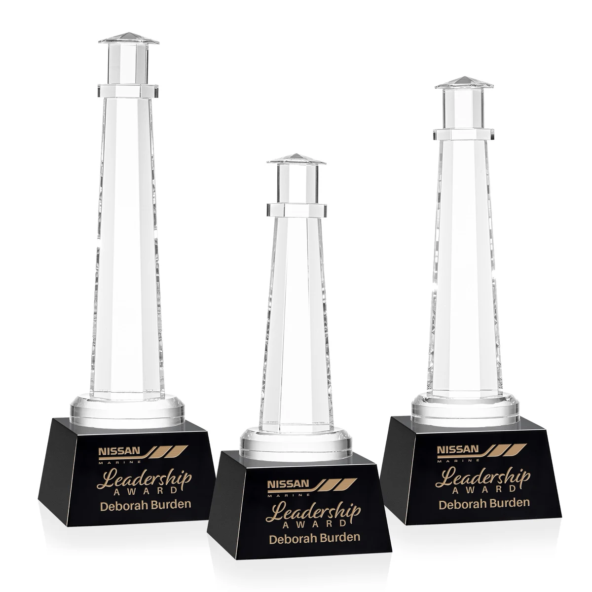 Lighthouse Award on Robson Base - Black 1