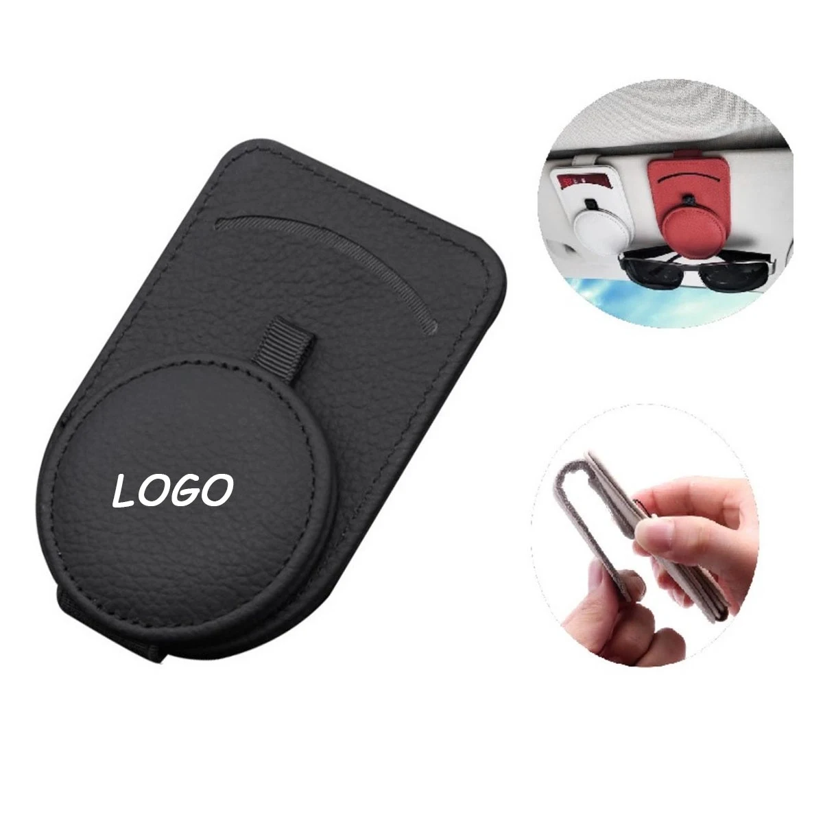 Sunglass Holder For Car Visor 1